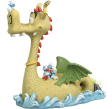 Figurine Schtroumpf dragon sur base d''eau