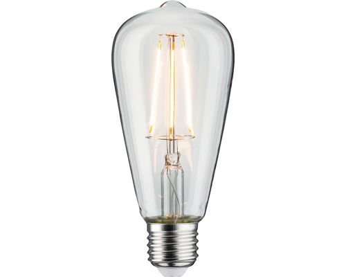 Ampoule LED Fil ST64 806lm E27 7,5W transparente à intensité lumineuse variable Lampe LED style Edison avec culot E27