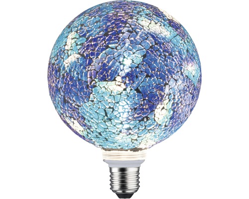 Ampoule LED G125 Miracle Mosaic 470lm blue à intensité lumineuse variable