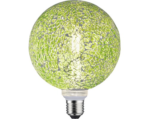 Ampoule LED G125 Miracle Mosaic 470lm green à intensité lumineuse variable