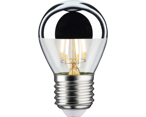 Ampoule LED goutte à calotte miroir argent 360lm E27 - HORNBACH