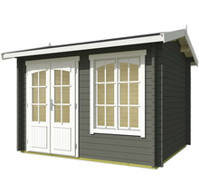 Abri de jardin avec porte double et fenêtre