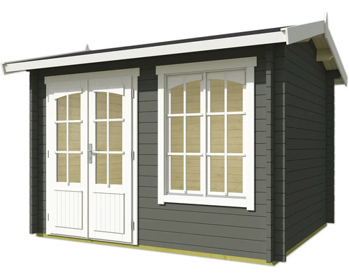 Abri de jardin avec porte double et fenêtre