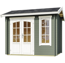 Abri de jardin avec double porte et fenêtre