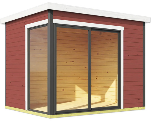 Abri de jardin avec porte coulissante