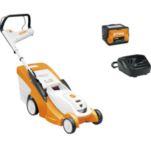 Tondeuse à gazon sans fil avec batterie et chargeur
