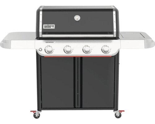 Barbecue à gaz Weber Genesis avec quatre brûleurs et placard inférieur