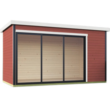 Abri de jardin avec porte coulissante