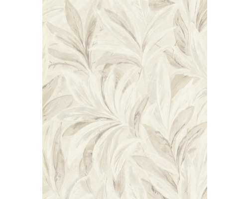 Papier peint à motif de feuilles