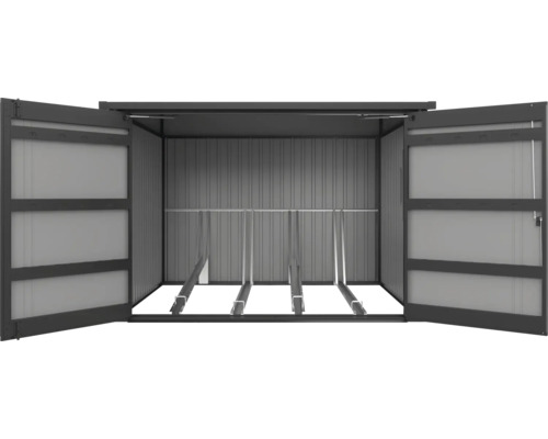 Garage à vélos ouverte pour le rangement des vélos