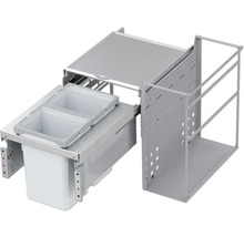 Coulissant pour armoire de cuisine avec poubelles et étagère