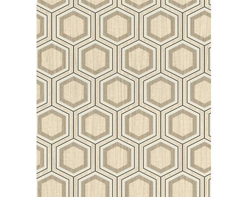 Tapete mit sechseckigem Muster