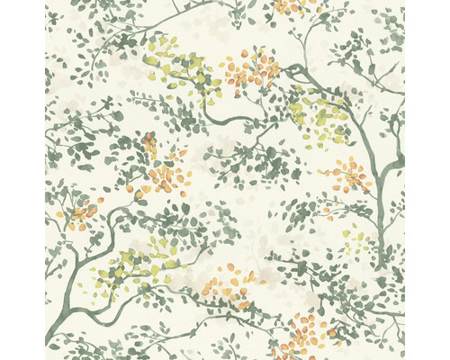 Tapete mit Ästen und Blättern