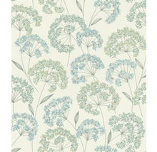 Tapete mit floralem Doldenblütenmuster
