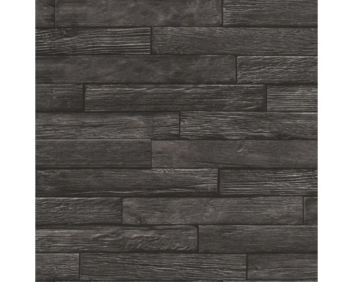Vliestapete 822533 Allegretto Holz schwarz Tapete in Holzoptik