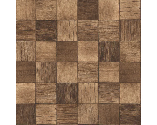 Quadratische Holzoptik Tapete