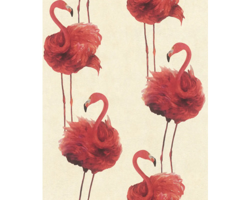 Papier peint intissé autocollant 370805 Flamazing rose 6x0,53m Papier peint avec motifs de flamants roses