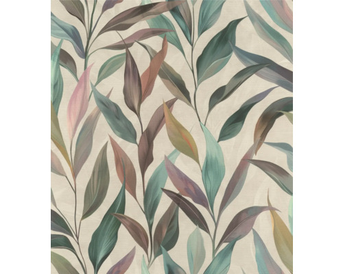 Papier peint intissé autocollant 370614 Fiesta vrille beige 6x0,53m Papier peint à motif de feuilles