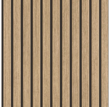 Panneau en bois avec des lamelles verticales pour la décoration murale