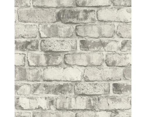 Papier peint intissé autocollant 371932 Clayton gris 6x0,53m Papier peint avec motif de briques