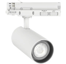 Weisse LED-Strahlerleuchte zur Schienenmontage