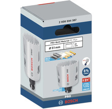 Scie cloche Bosch Multi Material Pro de 51 millimètres de diamètre dans son emballage