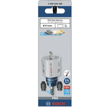 Scie trépan multi matériaux Bosch Pro PC Plus, kit de démarrage, diamètre 51 millimètres