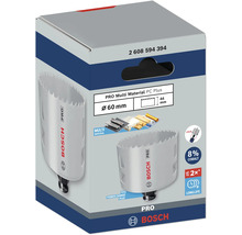 Scie cloche Bosch Pro Multi Material PC Plus de 60 millimètres de diamètre dans son emballage