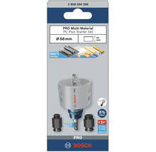 Bosch Pro Multi Material Scie cloche PC Plus Kit de démarrage, diamètre 68 millimètres