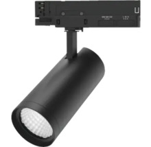 Schwarzer LED-Schienenstrahler für die Innenbeleuchtung