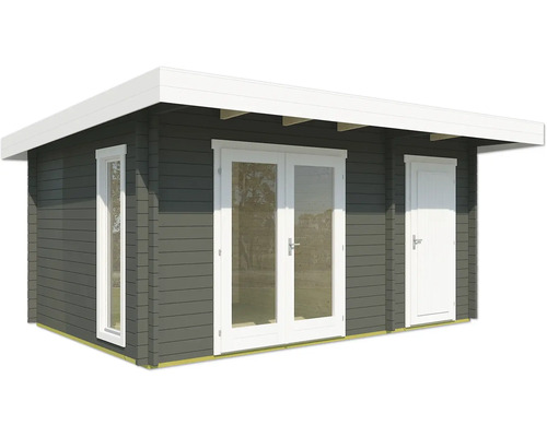 Abri de jardin en bois avec fenêtre et porte double