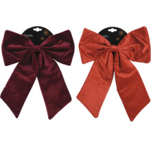 Nœuds décoratifs en velours de deux couleurs