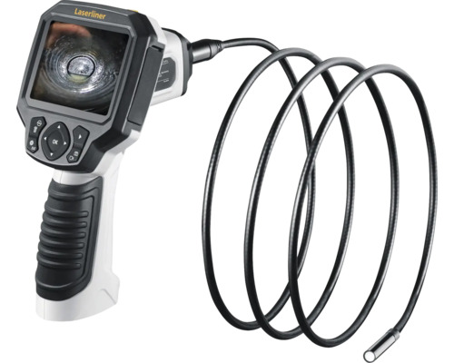 Laserliner Inspektionskamera mit flexiblem Kabel und Bildschirm