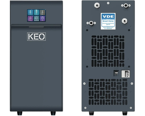 Appareil KEO, vue de face et de dos