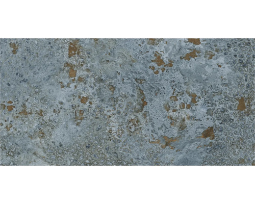 Carrelage sol et mur en grès cérame fin Atoll blue natural BxLxS 60x120x0.6 cm Carrelage sol et mur en grès cérame fin Atoll blue natural BxLxS 60x120x0.6 cm