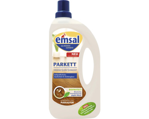 Emsal nettoyant pour parquet prêt à l'emploi 1000 ml Nettoyant pour parquet Emsal pour les sols scellés, huilés et cirés