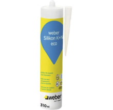 weber Silikon K+N eco glänzend weiss 310 ml