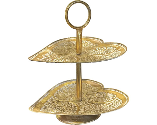 Etagenständer mit zwei Ebenen und Griff