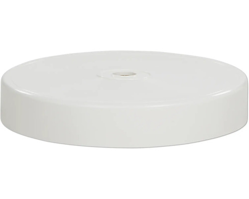 Cache-piton de plafond en plastique avec ouverture centrale