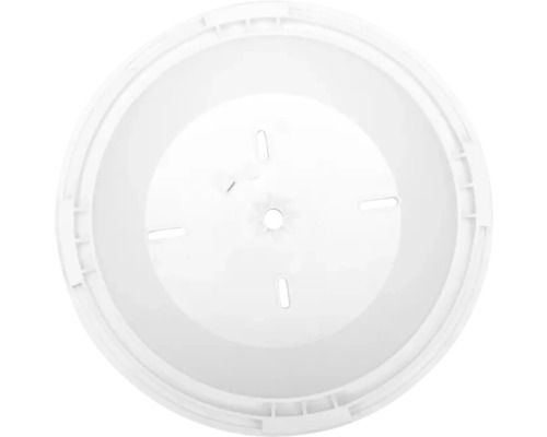 Weißer Eimerdeckel von oben