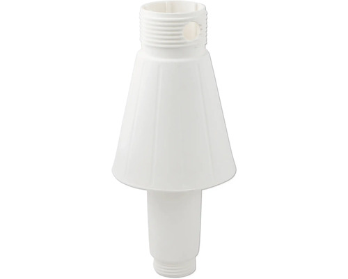 Weißer Siphon für Waschbecken