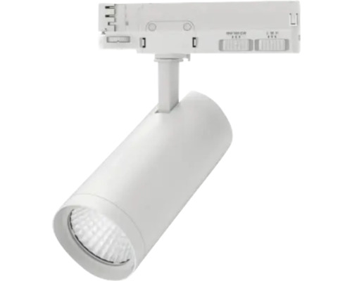Weisser LED-Strahler für Schienensysteme