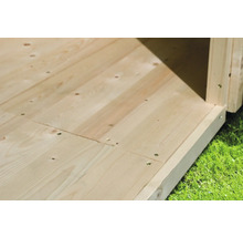 Plancher Karibu pour dimensions de socle 400x490 cm, nature