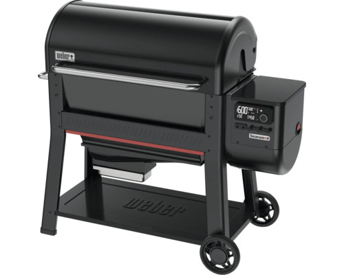 Weber Searwood Pelletgrill avec commande numérique et support