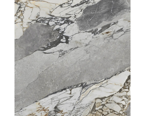 Feinsteinzeug Wand- und Bodenfliese Gravel Stone matt BxLxS 120 cm x 120 cm x 0,9 cm Feinsteinzeug Wand- und Bodenfliese Gravel Stone matt BxLxS 120 cm x 120 cm x 0,9 cm