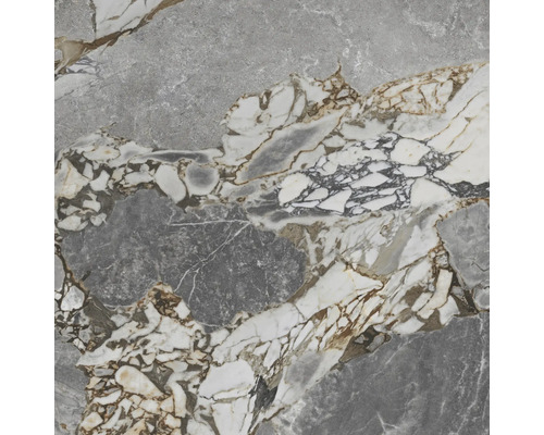 Feinsteinzeug Wand- und Bodenfliese Gravel Stone poliert BxLxS 120 cm x 120 cm x 0,9 cm Feinsteinzeug Wand- und Bodenfliese Gravel Stone poliert BxLxS 120 cm x 120 cm x 0,9 cm