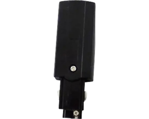 Schwarzer Stromschienenverbinder