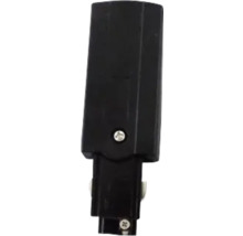 Schwarzer Stromschienenverbinder