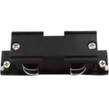 Schwarzer Stromschienenverbinder