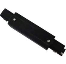 Schwarzer Stromschienenverbinder für die Beleuchtung